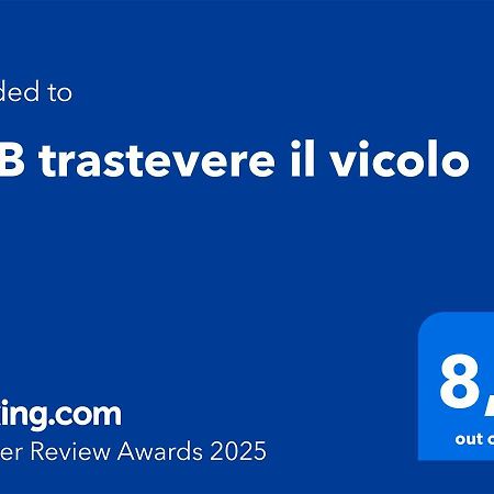 B&B Trastevere Il Vicolo 罗马 外观 照片